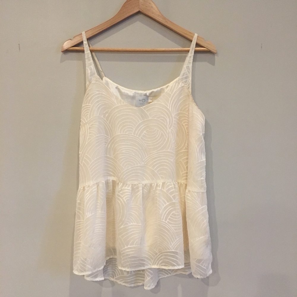 Anthropologie Laleh Peplum Tank